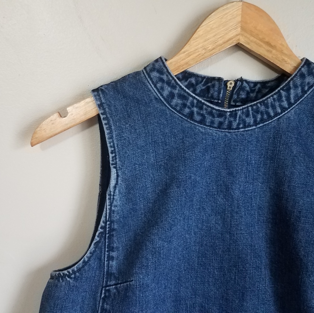 Anthropologie Holding Horses denim swing tank top - Picture 5 of 10